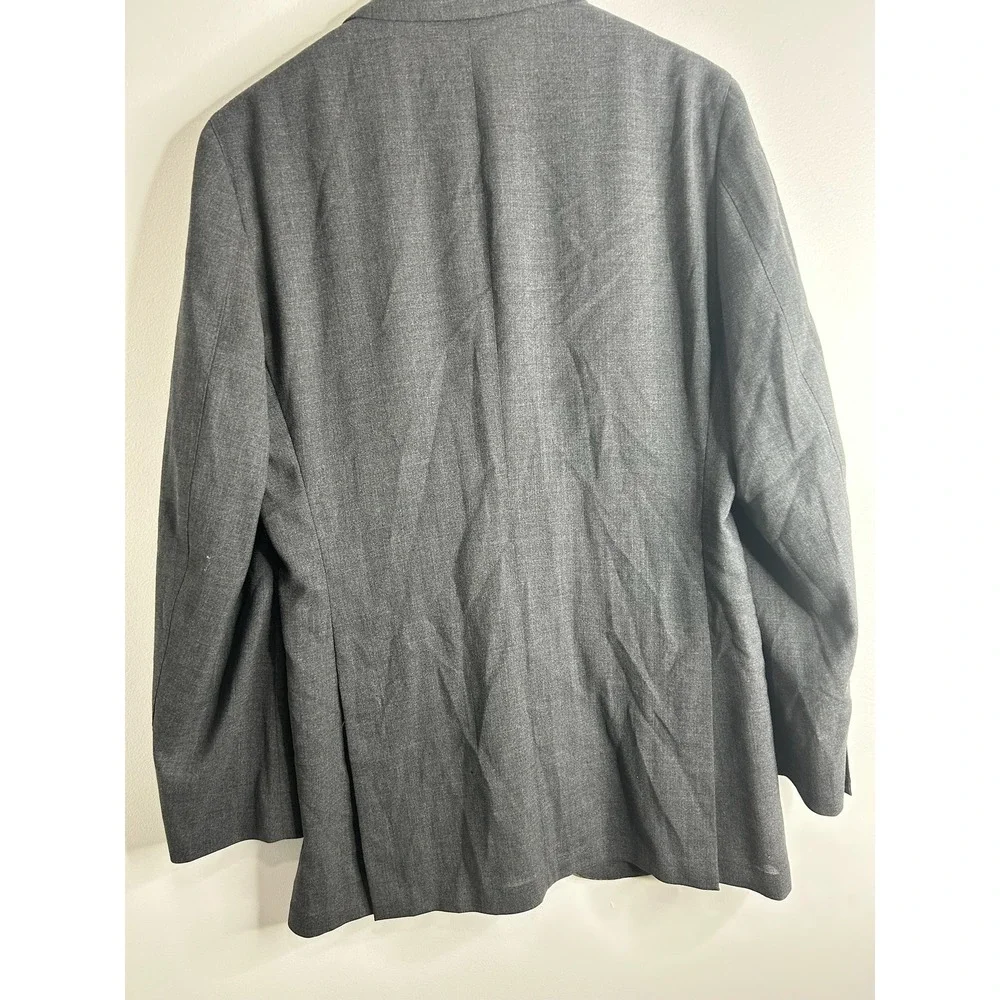 SUITSUPPLY Traveler Grey Wool Jacket Blazer Sportscoat 40L Lanificio Cerruti‎